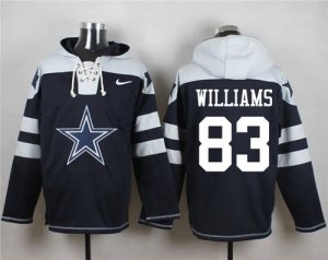 Nike Dallas Cowboys #83 Terrance Williams Navy Blue Player Pullover Hoodie