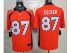 Nike Denver Broncos #87 Decker Orange[Limited]Jerseys