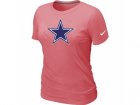 Women Dallas cowboys Pink Logo T-Shirt