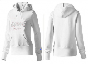 Women Detroit Lions Logo Pullover Hoodie-012