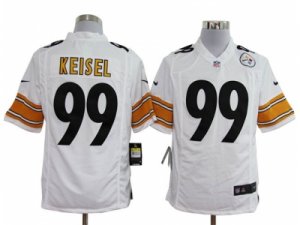 Nike nfl pittsburgh steelers #99 keisei white Game Jerseys