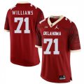 Oklahoma Sooners #71 Trent Williams Red 47 Game Winning Streak College Football Jersey