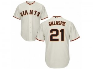 Youth San Francisco Giants #21 Conor Gillaspie Cream Majestic Cool Base Player MLB Jersey