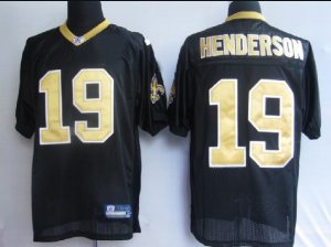 nfl new orleans saints #19 henderson black