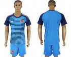 Colombia Lake Blue Goalkeeper 2018 FIFA World Cup Soccer Jersey