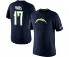 Nike San Diego Chargers Phillip Rivers Name & Number T-Shirt D.Blue