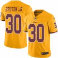 Youth Nike Washington Redskins #30 David Bruton Jr. Limited Gold Rush NFL Jersey