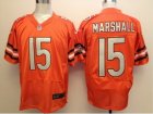 Nike nfl Chicago Bears #15 brandon marshall Orange Elite jerseys