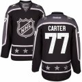 Mens Reebok Los Angeles Kings #77 Jeff Carter Authentic Black Pacific Division 2017 All-Star NHL Jersey