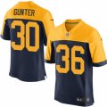 Mens Nike Green Bay Packers #36 LaDarius Gunter Elite Navy Blue Alternate NFL Jersey