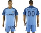 2016-17 Manchester City Home Customized Soccer Jersey
