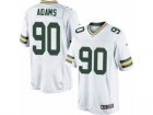 Mens Nike Green Bay Packers #90 Montravius Adams Limited White NFL Jersey
