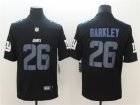 Nike Giants #26 Saquon Barkley Black Vapor Impact Limited Jersey