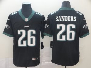 Nike Eagles #26 Miles Sanders Black Vapor Untouchable Limited Jersey