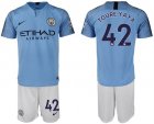 2018-19 Manchester City 42 TOURE YAYA Home Soccer Jersey