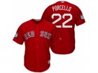 Mens Boston Red Sox #22 Rick Porcello 2017 Spring Training Cool Base Stitched MLB Jersey