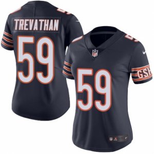 Women\'s Nike Chicago Bears #59 Danny Trevathan Limited Navy Blue Rush NFL Jersey