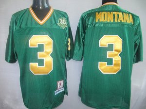 ncaa jerseys #3 montana green