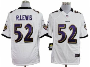 Nike nfl baltimore ravens #52 r.lewis white Game Jerseys