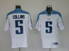 nfl tennessee titans #5 collins white