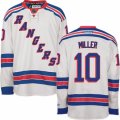 Mens Reebok New York Rangers #10 J.T. Miller Premier White Away NHL Jersey