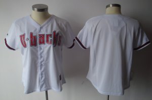 MLB Women Jerseys Arizona Diamondback blank white