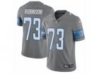 Nike Detroit Lions #73 Greg Robinson Limited Steel Rush NFL Jersey