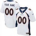 Youth Nike Denver Broncos Customized Elite White NFL Jersey