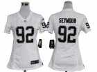 Nike Women Oakland Raiders #92 Richard Seymour White jerseys