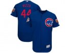 Men Chicago Cubs #44 Anthony Rizzo Majestic Royal 2018 Spring Training Flex Base Player Jersey