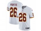 Mens Nike Washington Redskins #26 Clinton Portis Vapor Untouchable Limited White NFL Jersey