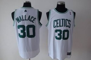 nba boston celtics #30 wallace regular white