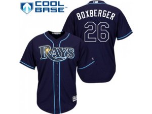 Youth Tampa Bay Rays #26 Brad Boxberger Dark Blue Cool Base Stitched MLB Jersey