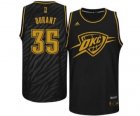 nba oklahoma city thunder #35 durant black[gold lettering fashion]