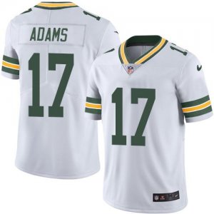 Nike Green Bay Packers #17 Davante Adams White Mens Stitched NFL Limited Rush Jersey