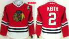 Women NHL Chicago Blackhawks #2 Duncan Keith red jerseys