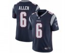 Mens Nike New England Patriots #6 Ryan Allen Vapor Untouchable Limited Navy Blue Team Color NFL Jersey