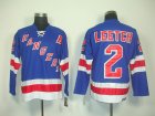 Reebok NHL Jerseys New York Rangers #2 Leetch blue