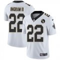 Nike Saints #22 Mark Ingram II White With Tom Benson Patch Vapor Untouchable Limited Jersey