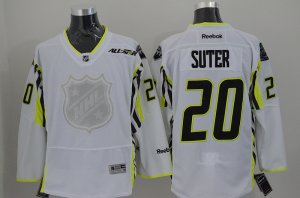 2015 All Star NHL minnesota wilds #20 suter white jerseys