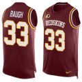 Mens Nike Washington Redskins #33 Sammy Baugh Limited Red Player Name & Number Tank Top NFL Jersey