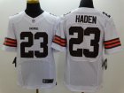 Nike Cleveland Browns #23 Joe Haden white Jerseys(Elite)