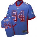 Nike Buffalo Bills #94 Mario Williams Royal Blue Jersey(Elite Drift Fashion)