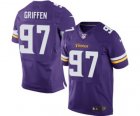 Men's Nike Minnesota Vikings #97 Everson Griffen Elite Purple Team Color NFL Jersey
