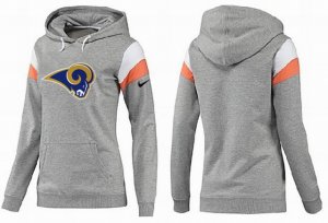 Women St. Louis Rams Logo Pullover Hoodie-045