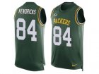 Mens Nike Green Bay Packers #84 Lance Kendricks Limited Green Player Name & Number Tank Top NFL Jersey