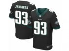 Mens Nike Philadelphia Eagles #93 Timmy Jernigan Elite Black Alternate NFL Jersey