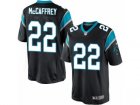 Men's Nike Carolina Panthers #22 Christian McCaffrey Limited Black Team Color NFL Jersey