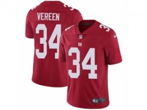 Mens Nike New York Giants #34 Shane Vereen Vapor Untouchable Limited Red Alternate NFL Jersey