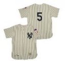 New York Yankees #5 Joe DiMaggio white